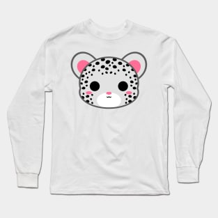 Cute Snow Leopard Long Sleeve T-Shirt